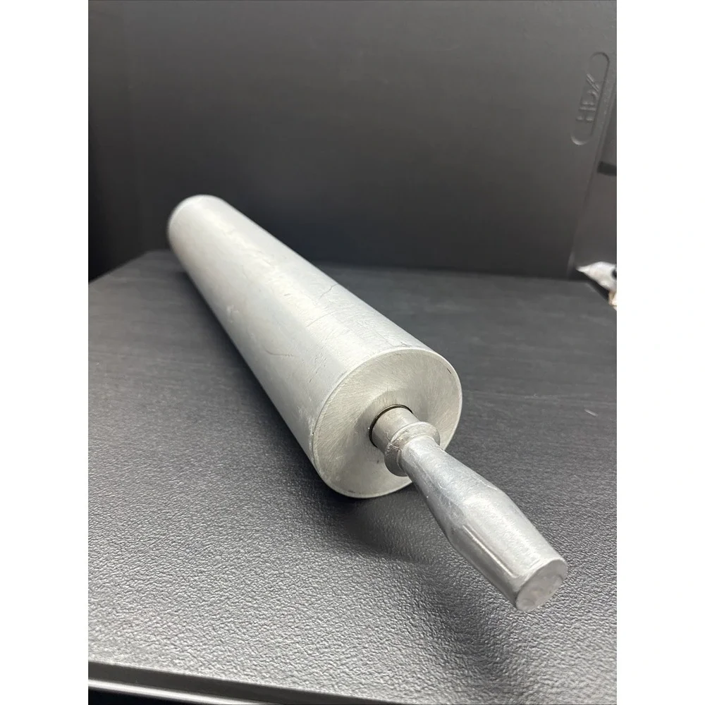LARGE COMMERCIAL ALUMINUM ROLLING PIN, BALL BEARINGS, 27